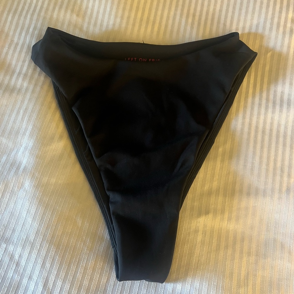 Black High-Waisted Bikini Bottom